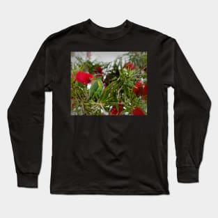 Musk Lorikeet and Bottle brush Long Sleeve T-Shirt